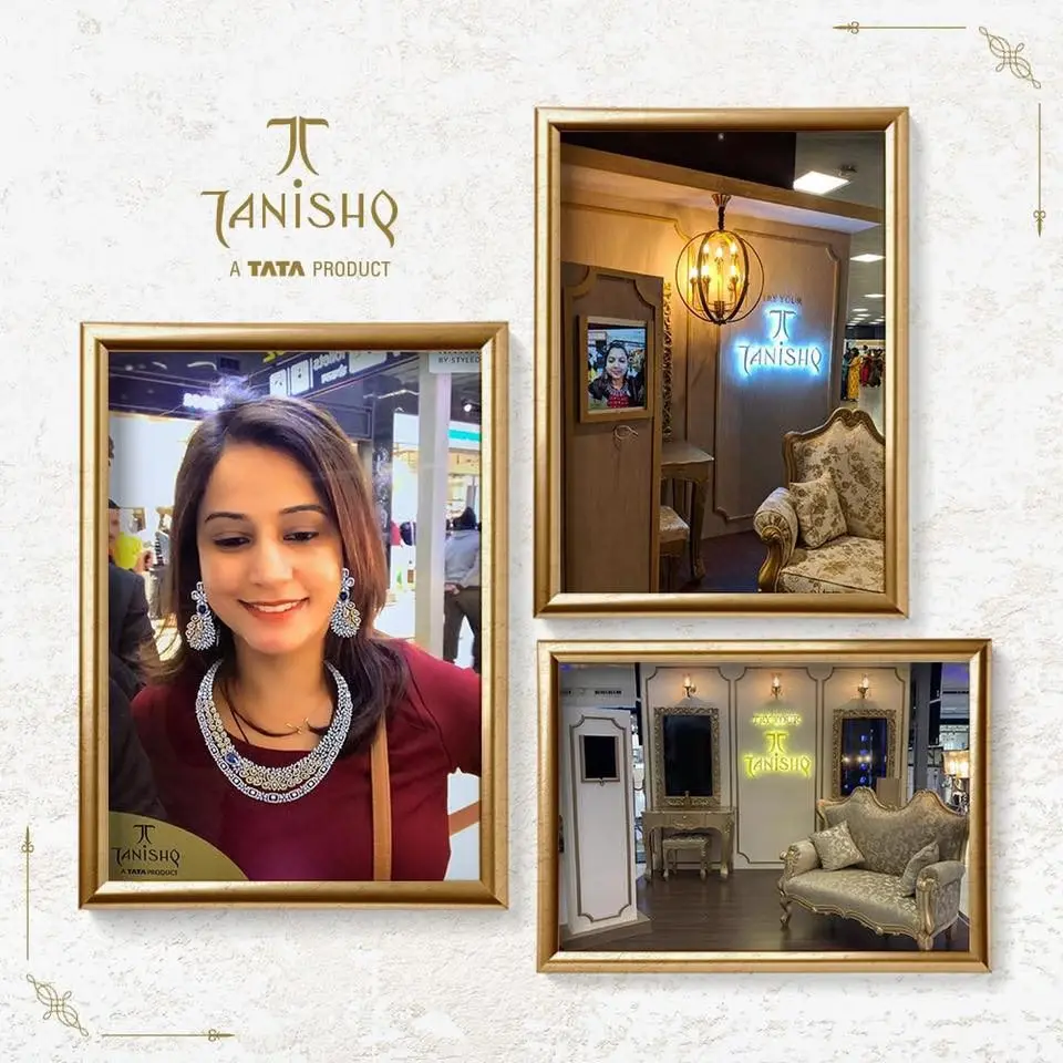 Tanishq AR try-on experience via mobile
